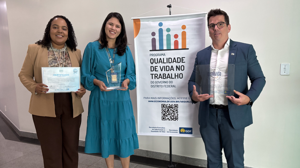 Capa da notícia: FAPDF é reconhecida com o Selo Diamante em Qualidade de Vida no Trabalho